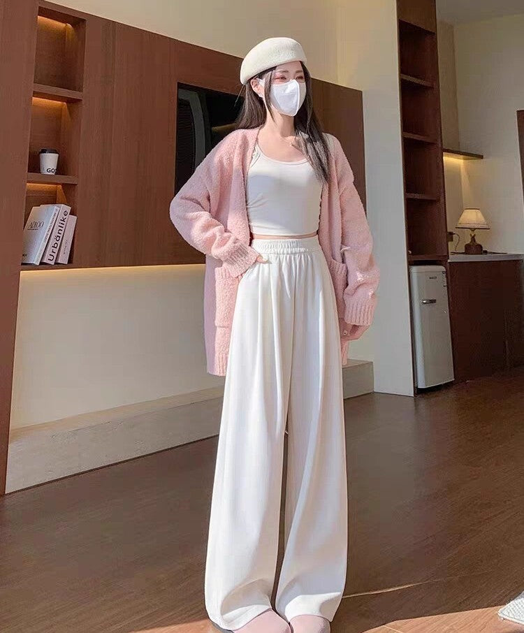 レディース パンツ ボトムス ロングパンツ ワイドパンツ ロング ポケット ハイウエスト アメカジ かわいい 大人可愛い きれいめ シンプル カジュアル 上品 おしゃれ こなれ感 抜け感 ベーシック 無地 春 秋 学生 学校 通学 お出かけ お泊まり 休日 高原 ガーデン ショッピング コンパ 脚長 普段使い 着回し 定番 S M L XL ゆったり 黒 ブラック 茶色 ブラウン ダークグレー オフホワイト ベーシックカラー