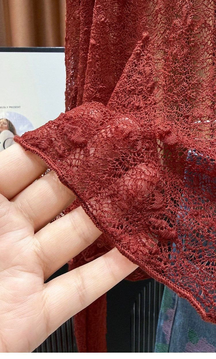 レディース カーディガン 長袖 花柄 無地 春夏 きれいめ 通勤 春 ショート 夏 レース シンプル 上品 タイ アウター ポリエステル ショール