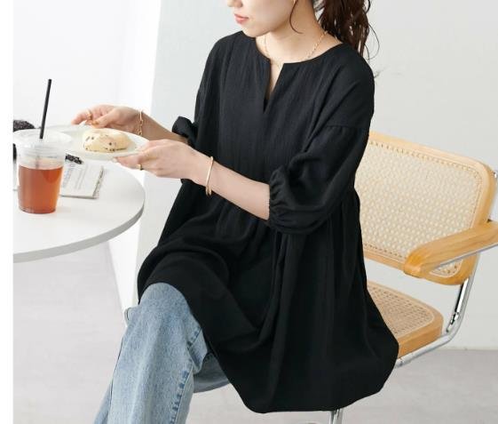 レディース シャツ トップス 無地 ゆったり 春夏 韓国風 前開き 春 夏 レース シンプル