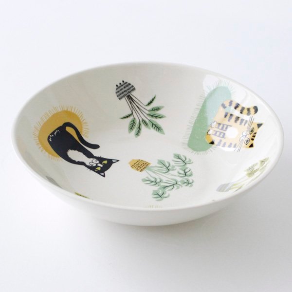お皿 Hannah Turner ネコ Cat Pasta Bowl