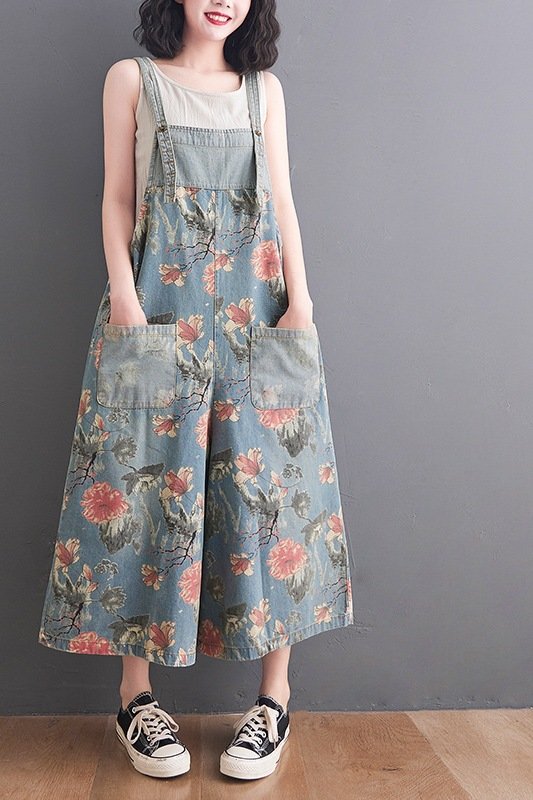 レディース パンツ プリント ワイド 夏 大きいサイズ 上品 ワイドパンツ