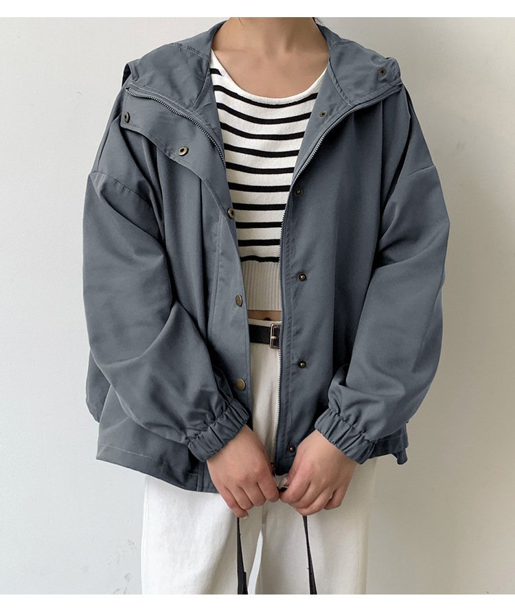 レディース ジャケット 長袖 無地 ゆったり コットン 綿 春夏 カジュアル 体型カバー Vネック 春 ショート 夏 膝丈 シンプル ボタン