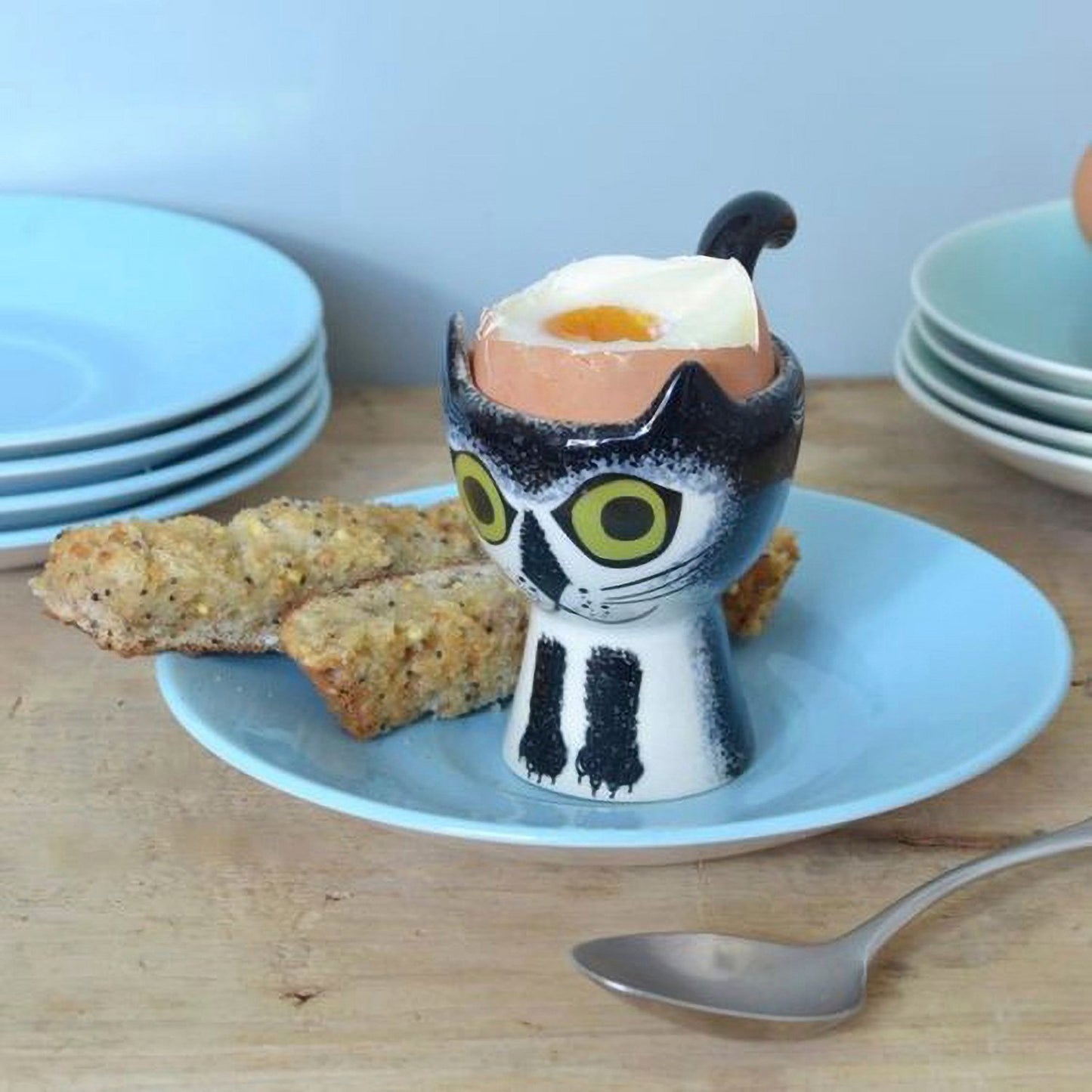エッグカップ Hannah Turner Egg cups Cat ネコ BLACKxWHITE