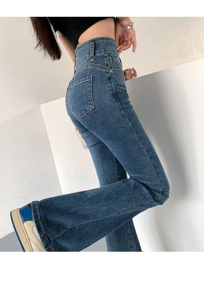 レディース パンツ ボトムス デニム ロングパンツ ワイドパンツ デニムパンツ ロング フレア セミフレア スリム 細身 ハイウエスト ヴィンテージ デニム ブルーデニム カラーデニム 大人可愛い シンプル カジュアル おしゃれ かっこいい こなれ感 個性的 主役級 存在感 都会的 春 夏 秋 冬 ロングシーズン デート お出かけ 旅行 合コン 韓国 オルチャン 美脚 脚長 普段使い 着回し モテ 清楚 流行 インスタ映え 定番 S M L XL 2XL 3XL 4XL 大きいサイズ 黒 ブラック ブルー