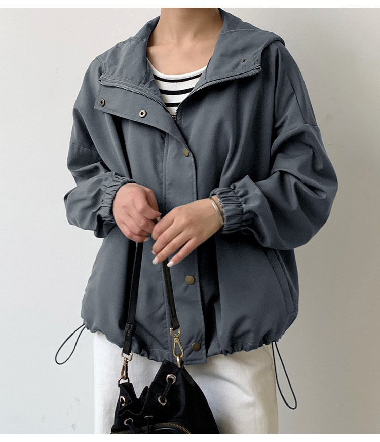 レディース ジャケット 長袖 無地 ゆったり コットン 綿 春夏 カジュアル 体型カバー Vネック 春 ショート 夏 膝丈 シンプル ボタン