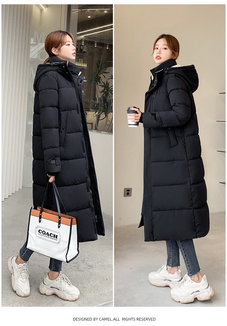 ジャケット 長袖 無地 ゆったり コットン 綿 秋冬 秋 きれいめ シンプル 冬 上品 ロング 防寒 フード ポリエステル