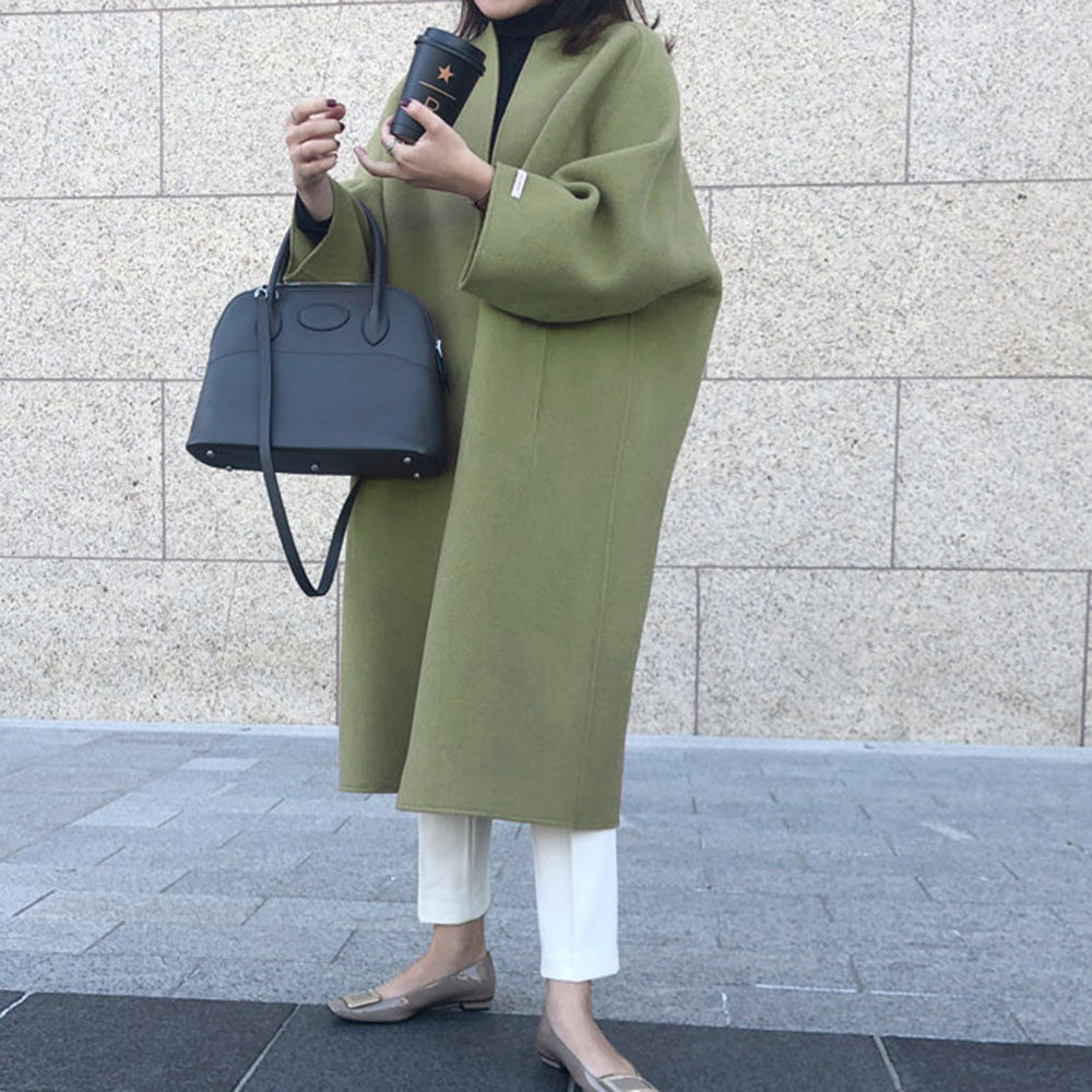 レディース コート 上着 羽織 前開き ロングコート ノーカラーコート 長袖 ノーカラー ストレート Iライン ポケット 2way 薄手 大人可愛い きれいめ シンプル 上品 おしゃれ こなれ感 個性的 エレガント 主役級 存在感 都会的 無地 秋 冬 ロングシーズン ママ 通勤 通学 デート お出かけ 旅行 女子会 韓国 オルチャン 暖かい 防寒 体型カバー 普段使い 着回し モテ トレンド 流行 インスタ映え ゆったり ゆる フリーサイズ 白 ホワイト 黒 ブラック 茶色 ブラウン カーキ