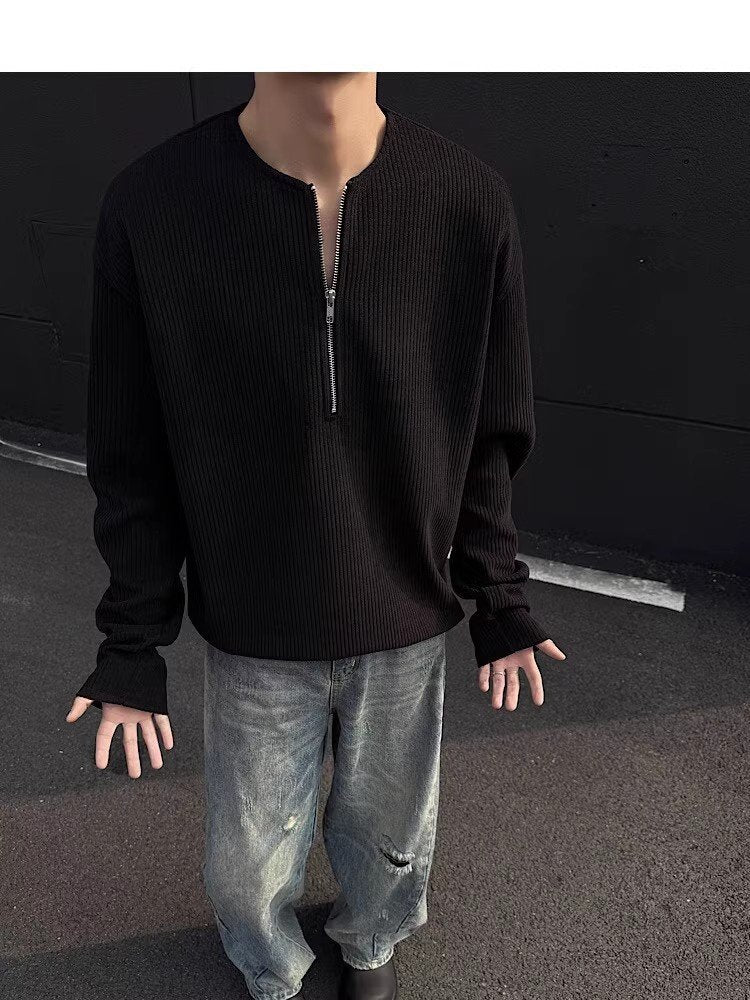 Tシャツ コート 長袖 無地 ゆったり 春 秋冬 春夏 ラウンドネック 秋 シンプル 冬 シャツ ハーフ ポリエステル