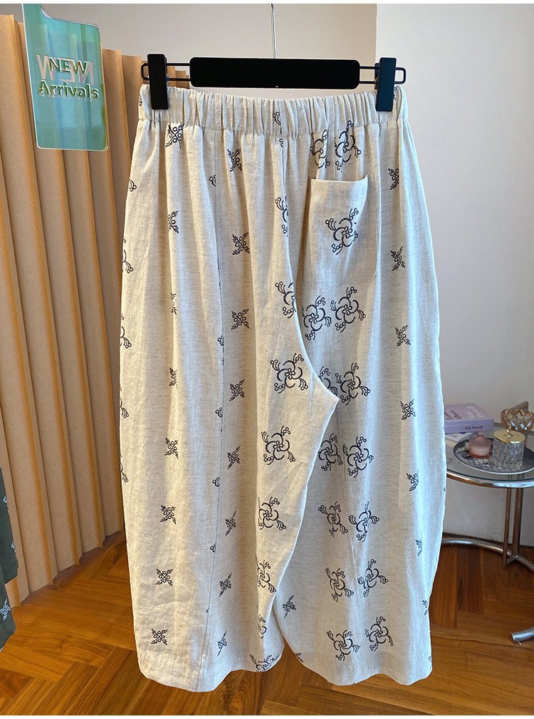 レディース パンツ ゆったり ワイド リネン デニム 春夏 きれいめ レトロ 通勤 着回し 春 夏 ワイドパンツ 薄手 都会的