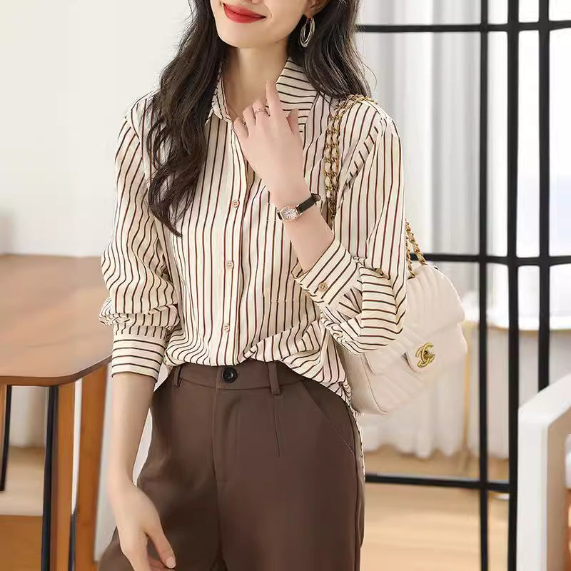 レディース シャツ ブラウス 長袖 かわいい 大人可愛い きれいめ シンプル カジュアル 上品 おしゃれ かっこいい こなれ感 クール フォーマル かっちり ラブリー キュート ストライプ 春 夏 誕生日 母の日 授業参観 会議 MTG ミーティング プレゼン ママ デート お出かけ パーティー イベント 旅行 レストラン 女子会 休日 ショッピング 発表会 コンサート ライブ お花見 合コン コンパ カフェ ランチ お家時間 コーデ 普段使い 着回し 定番 S M L XL 2XL ホワイト 緑