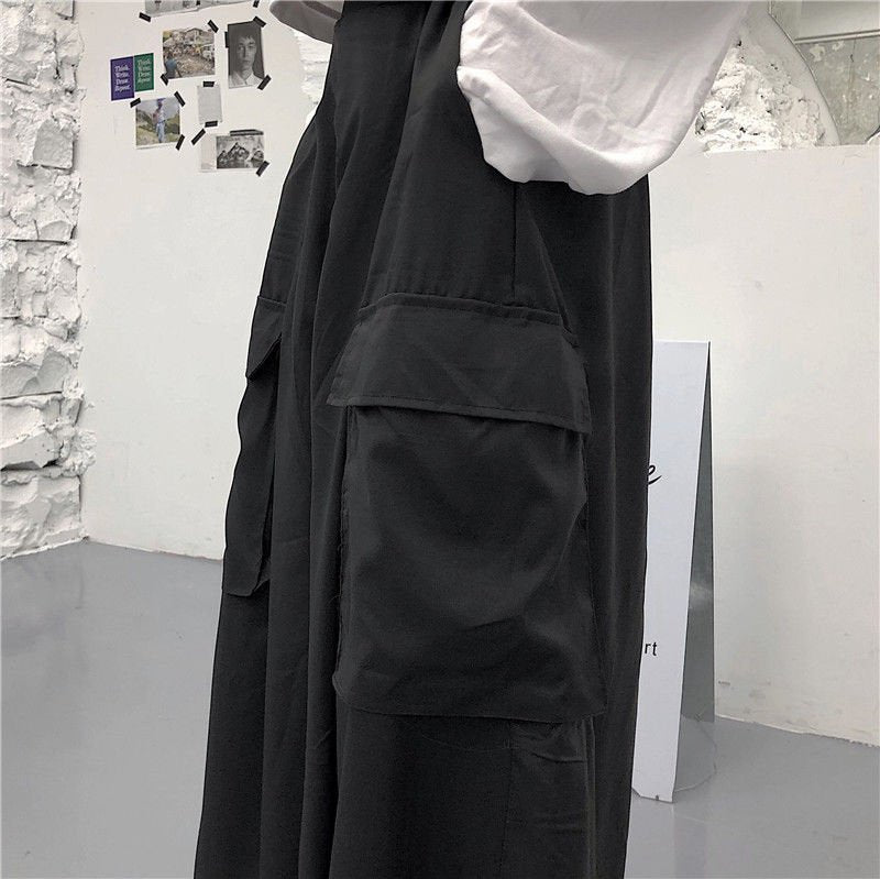 レディース パンツ スカート ゆったり ワイド デニム 春夏 きれいめ 通勤 大きいサイズ 春 夏 黒 ロング ワイドパンツ ポケット ハイウエスト タイ 都会的 ポリエステル