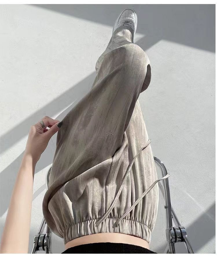 レディース パンツ ワイド 春夏 春 夏 ワイドパンツ ハイウエスト ポリエステル