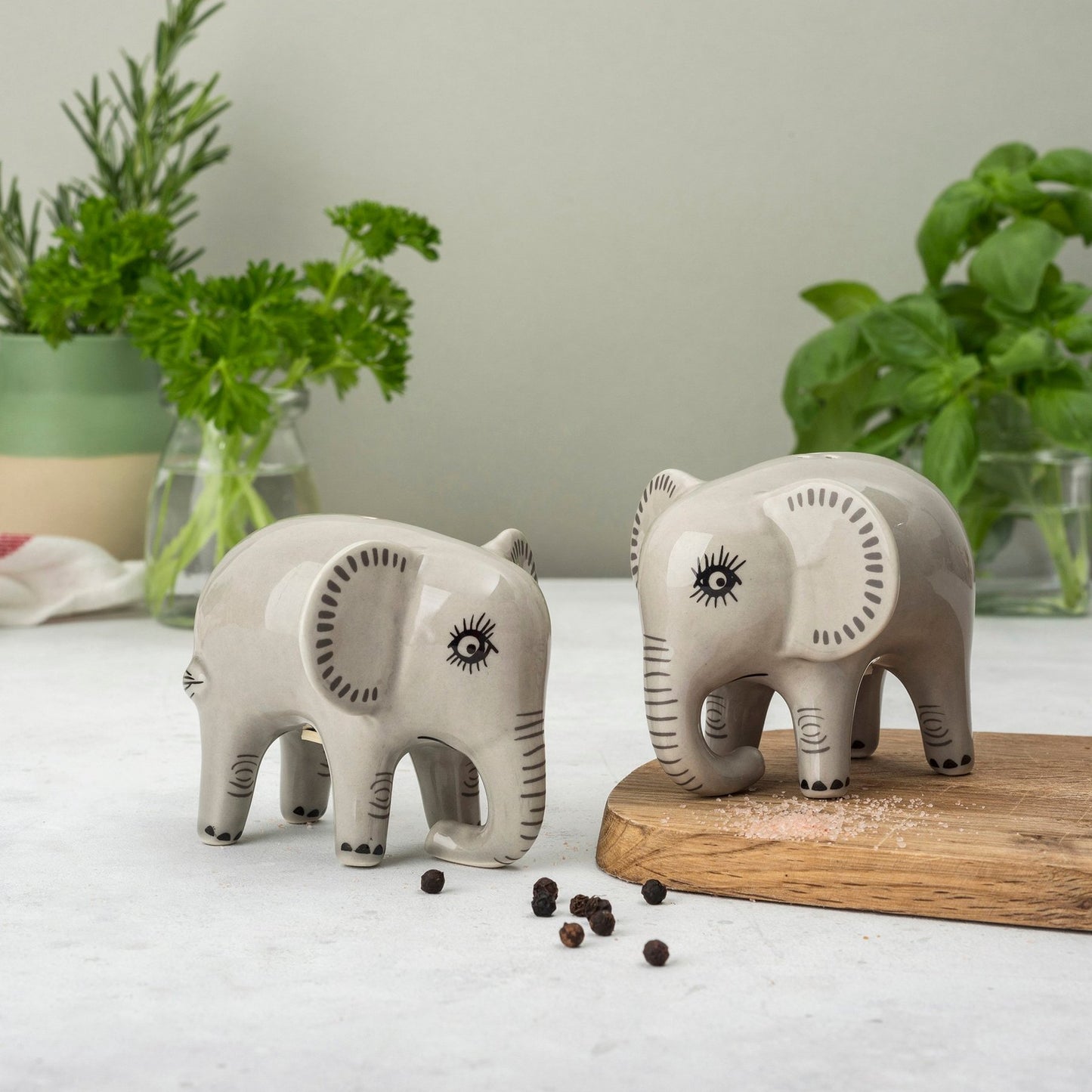 調味料入れ Salt ＆ Peppers Elephant
