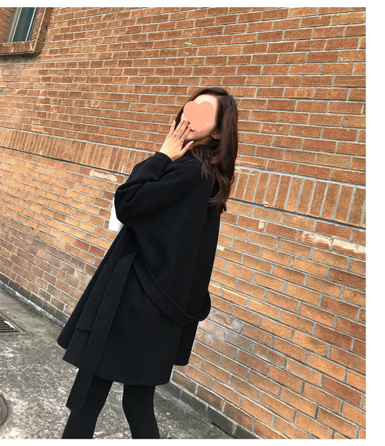 レディース コート 上着 羽織 前開き ロングコート ショート 長袖 ストレート Iライン ベルト ウエストマーク ポケット 2way 大人可愛い きれいめ シンプル 上品 おしゃれ こなれ感 個性的 エレガント 主役級 存在感 都会的 無地 秋 冬 ロングシーズン ママ 通勤 通学 デート お出かけ 旅行 女子会 韓国 オルチャン 暖かい 防寒 体型カバー 普段使い 着回し モテ トレンド 流行 インスタ映え S M L XL 2XL ゆったり ゆる 黒 ブラック