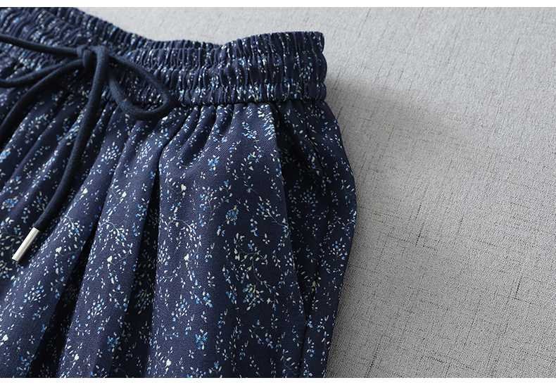 レディース パンツ 花柄 ゆったり ワイド 春夏 カジュアル レトロ 春 夏 ロング