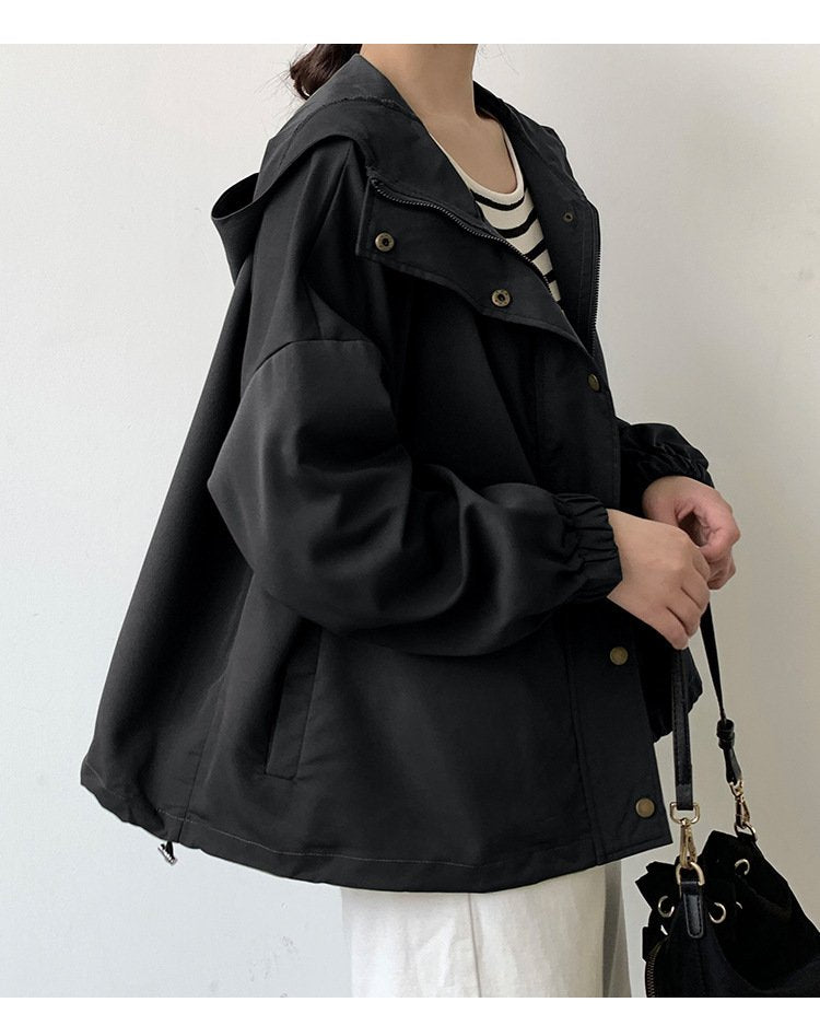 レディース ジャケット 長袖 無地 ゆったり コットン 綿 春夏 カジュアル 体型カバー Vネック 春 ショート 夏 膝丈 シンプル ボタン