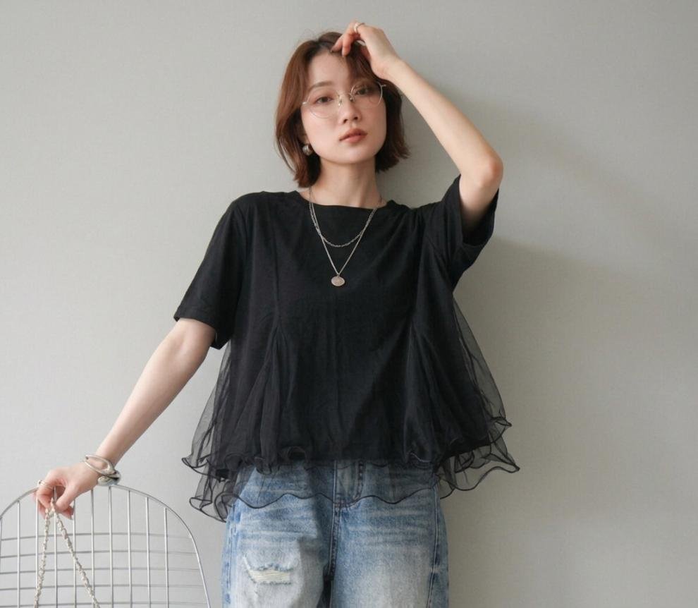 レディース トップス Tシャツ 半袖 無地 春夏 レトロ 通勤 春 重ね着 夏 シンプル シャツ 丸首
