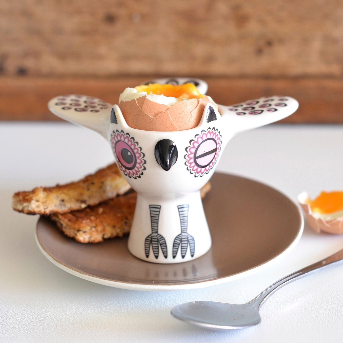 エッグカップ Hannah Turner Egg cups Owl フクロウ