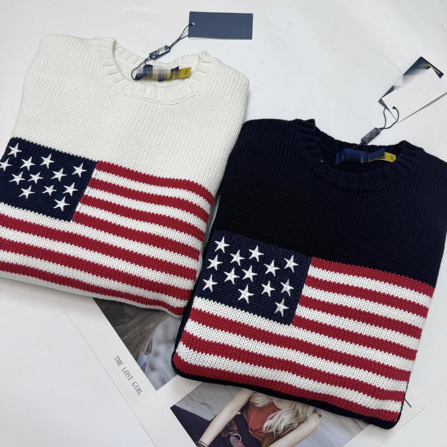 レディース トップス ニット 長袖 ゆったり コットン 綿 春夏 春 夏 膝丈 ラウンドネック 秋 冬 刺繍 セーター 秋冬