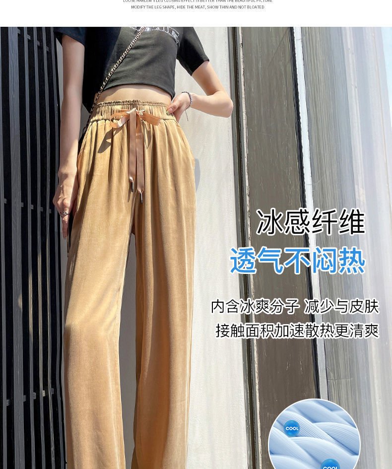 レディース パンツ 無地 ワイド 夏 秋冬 カジュアル 秋 シンプル 冬 ロング ストレート 薄手 カーキ ドレープ サテン ハイウエスト ポリエステル