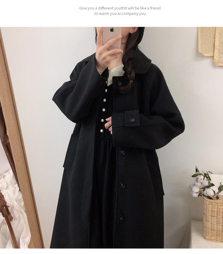 レディース コート 長袖 無地 ゆったり 秋冬 秋 大きいサイズ シンプル 冬 ミモレ ファー ミディアム ポリエステル