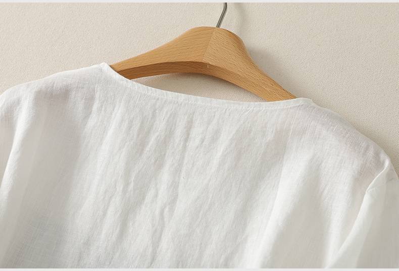 レディース トップス Tシャツ ニット 半袖 プリント コットン 綿 リネン 春夏 きれいめ 通勤 デニム 春 夏 シャツ プルオーバー 丸首