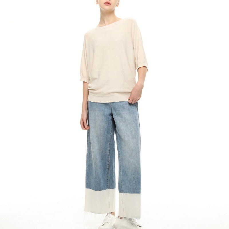 レディース トップス カットソー Tシャツ 5分袖 ドルマンスリーブ ボートネック フェミニン 大人可愛い きれいめ シンプル カジュアル 上品 おしゃれ レトロ こなれ感 ガーリー クール 抜け感 クラシカル ベーシック アクティブ ナチュラル シック 無地 春 夏 秋 お出かけ リゾート 旅行 公園 女子会 休日 高原 ショッピング カフェ ランチ 体型カバー 普段使い 着回し トレンド 流行 ゆったり ゆる フリーサイズ ワンサイズ 白 ホワイト 黒 ブラック 黄色 イエロー オフホワイト ピンク