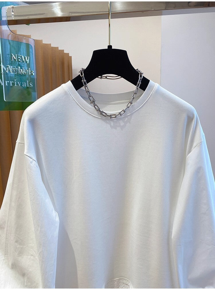 ランタンスリーブ レディース トップス ロンT カットソー チュニック ミディアム Tシャツ ミドル丈 長袖 ボリューム袖 ドロップショルダー クルーネック 襟なし ストレート 切り替え フェミニン レース かわいい 大人可愛い きれいめ シンプル カジュアル 上品 おしゃれ こなれ感 抜け感 ナチュラル 無地 春 秋 ママ 学生 学校 通学 デート お出かけ 旅行 公園 女子会 休日 重ね着 コーデ 体型カバー 普段使い 着回し レイヤード 流行 M L XL 2XL 3XL 4XL ゆったり 白
