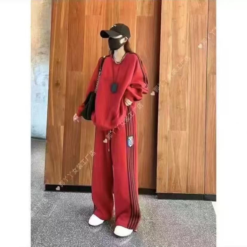 レディース トップス パンツ ボトムス プルオーバー トレーナー スウェット 部屋着 セットアップ ロング 長袖 ラウンドネック ワイド セパレート ストリート ウエストマーク バイカラー スウェット 伸縮性 シンプル カジュアル おしゃれ かっこいい こなれ感 ラフ メンズライク ボーイッシュ スポーティー 個性的 クール 主役級 存在感 無地 春 秋 冬 ユニセックス 学生 学校 通学 部活 お泊まり アウトドア ジム 韓国 オルチャン コーデ 楽ちん 普段使い 着回し M L XL 2XL 3XL
