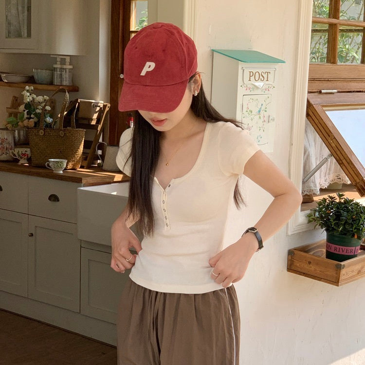 レディース トップス カットソー プルオーバー Tシャツ 半袖 ラウンドネック スリム 細身 スマート フェミニン ストリート アメカジ お腹見せ かわいい 大人可愛い きれいめ シンプル カジュアル おしゃれ かっこいい レトロ こなれ感 ラフ メンズライク マニッシュ ボーイッシュ スポーティー クール キュート ベーシック アメリカン アクティブ ナチュラル 無地 夏 お出かけ イベント 楽ちん 普段使い 着回し 流行 定番 S M L XL 白 ホワイト 黒 ブラック グレー オフホワイト ピンク