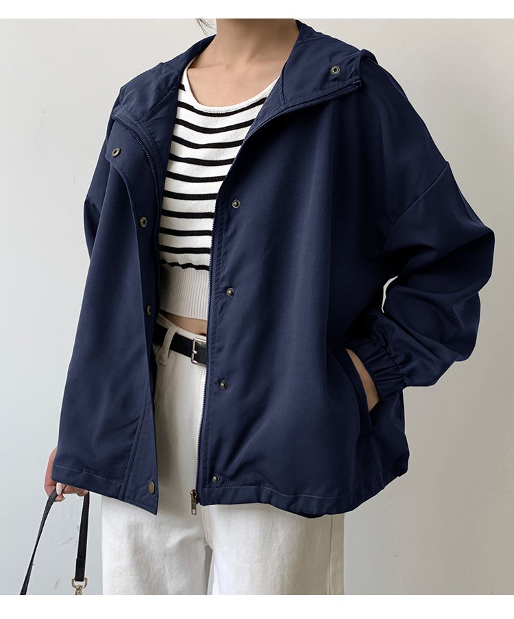 レディース ジャケット 長袖 無地 ゆったり コットン 綿 春夏 カジュアル 体型カバー Vネック 春 ショート 夏 膝丈 シンプル ボタン