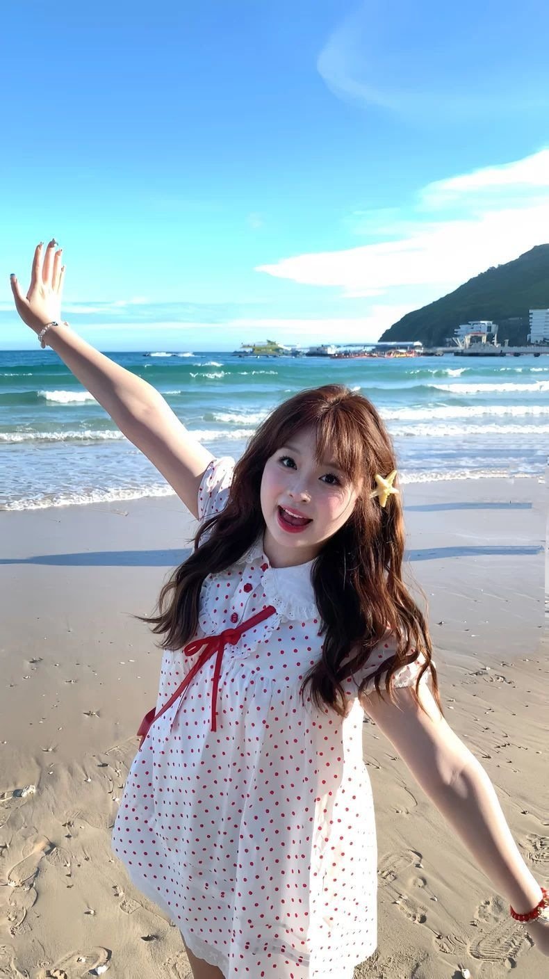 ワンピース 半袖 春夏 体型カバー 可愛い 春 白 夏 ドット リゾート タイト 大きい 細身 Aライン