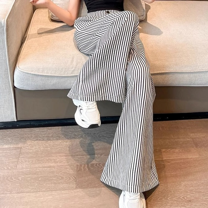 ボトムス パンツ ズボン ロングパンツ ワイドパンツ ハイウエスト ポケット かわいい 可愛い 大人可愛い きれいめ シンプル レトロ おしゃれ かっこいい カジュアル こなれ感 個性的 魅力的 主役級 存在感 抜け感 春 夏 ベーシック ナチュラル  メンズライク ストライプ柄 女性用 レディース ママ OL 通勤 オフィス 学生 通学 デート お出かけ ランチ 旅行 休日 カフェ ショッピング 普段使い デイリー 着回し 重ね着 XS S M L XL 2XL 3XL 4XL トレンド モテ
