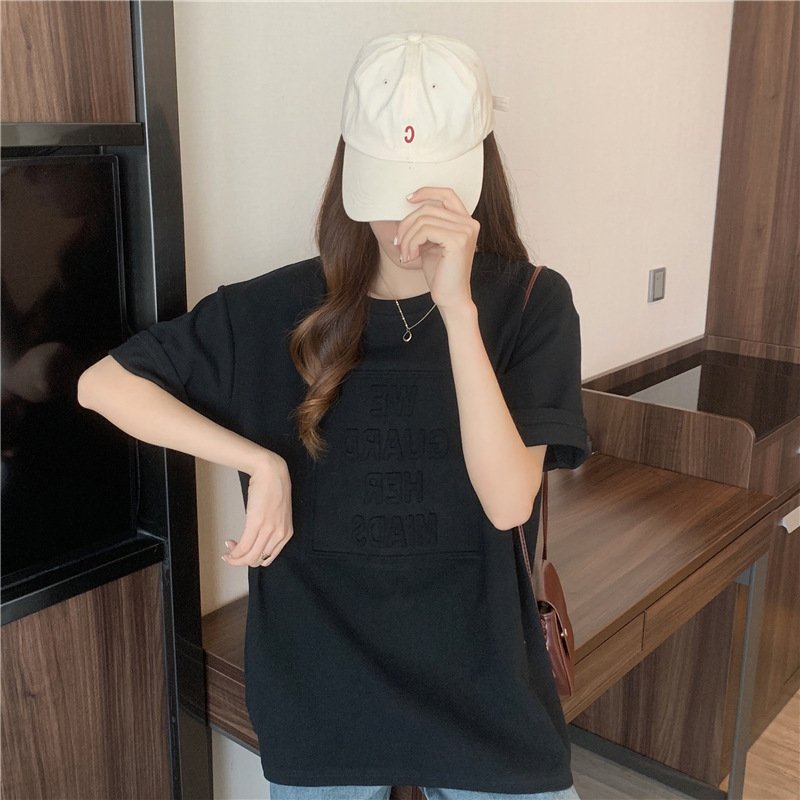 レディース トップス Tシャツ 半袖 プリント ゆったり コットン 綿 春夏 カジュアル 大きいサイズ 春 夏 ラウンドネック シャツ 切り替えデザイン レギュラー ポリエステル
