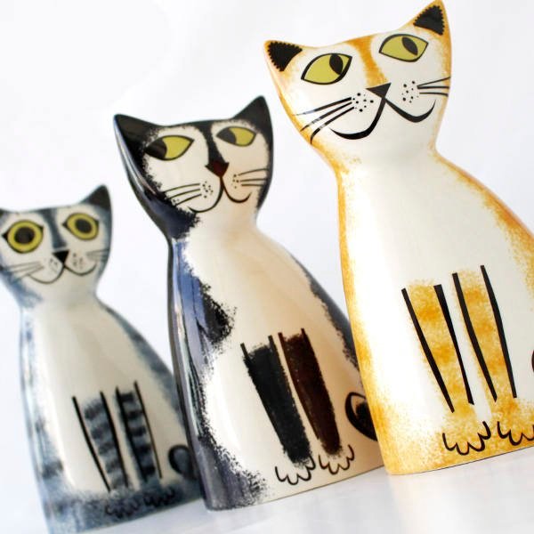 貯金箱 Hannah Turner Money box Cat ネコ BLACKxWHITE