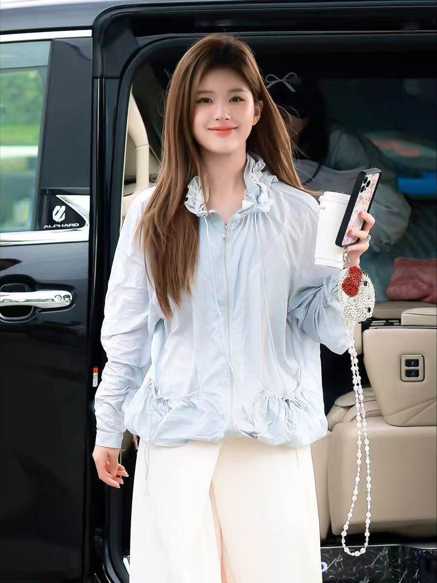レディース ジャケット 春夏 きれいめ 通勤 春 夏 フード 都会的 アウター レギュラー ボタン 着痩せ UVカット