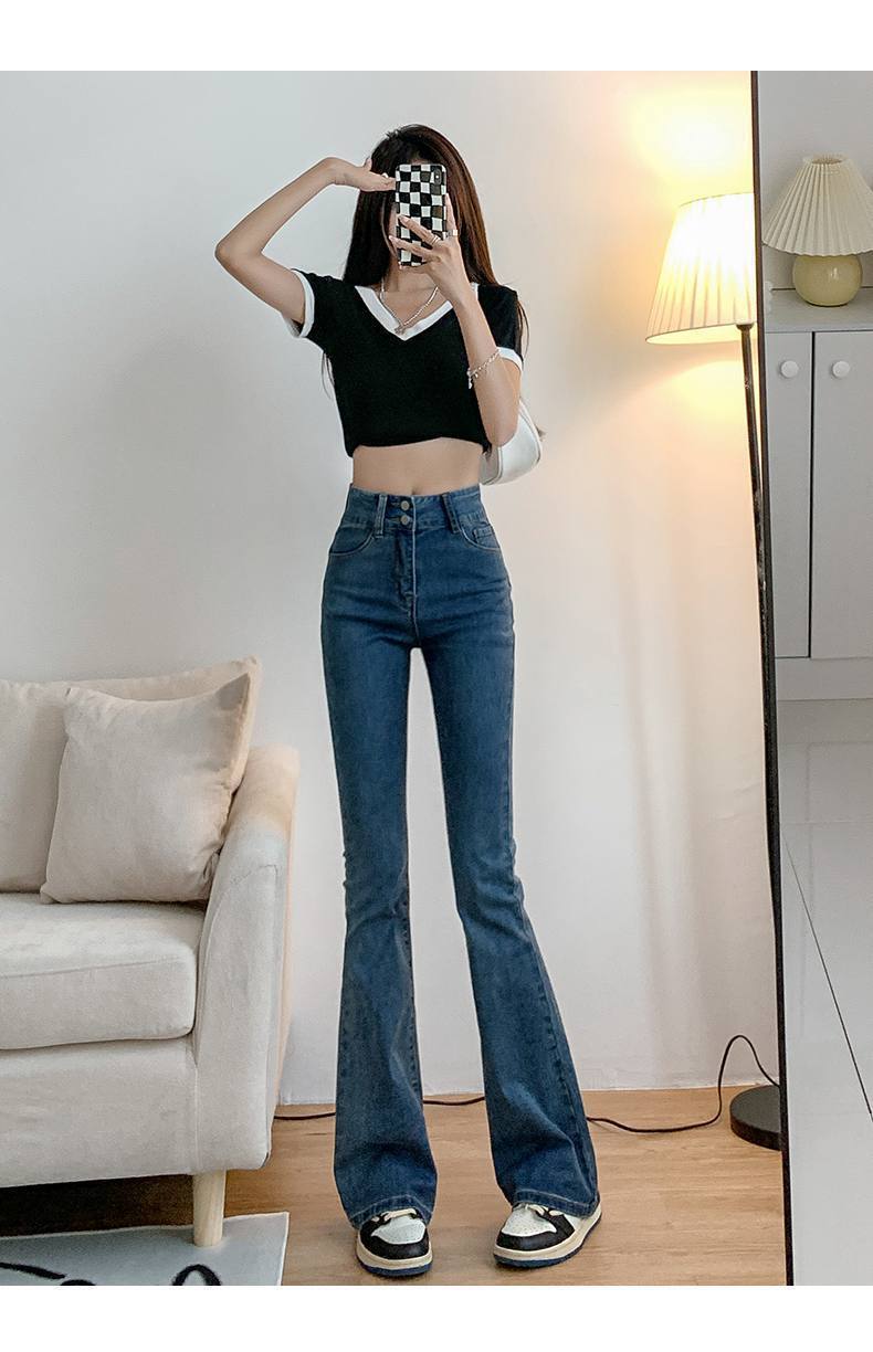 レディース パンツ ボトムス デニム ロングパンツ ワイドパンツ デニムパンツ ロング フレア セミフレア スリム 細身 ハイウエスト ヴィンテージ デニム ブルーデニム カラーデニム 大人可愛い シンプル カジュアル おしゃれ かっこいい こなれ感 個性的 主役級 存在感 都会的 春 夏 秋 冬 ロングシーズン デート お出かけ 旅行 合コン 韓国 オルチャン 美脚 脚長 普段使い 着回し モテ 清楚 流行 インスタ映え 定番 S M L XL 2XL 3XL 4XL 大きいサイズ 黒 ブラック ブルー