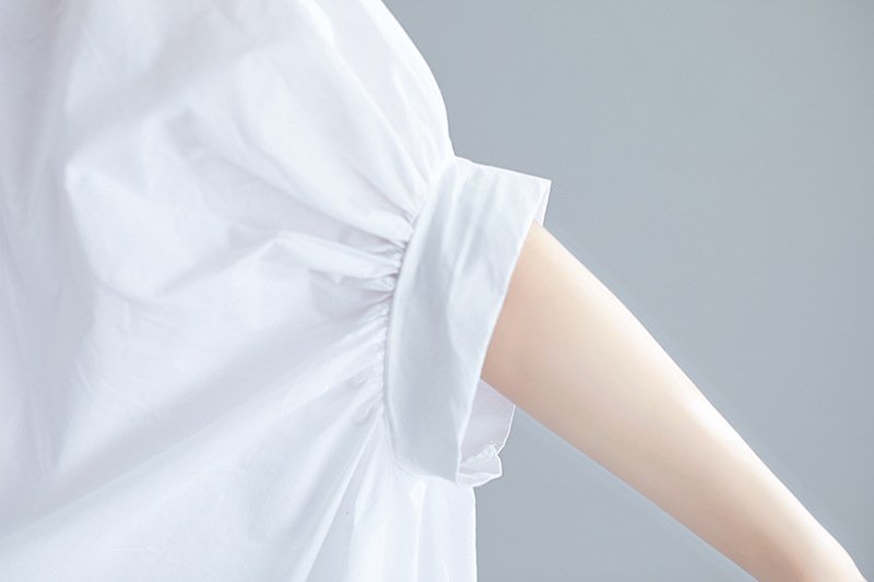 シャツ Tシャツ 半袖 ゆったり 夏 体型カバー 大きいサイズ 春夏 前開き 上品 襟付き レギュラー ポリエステル