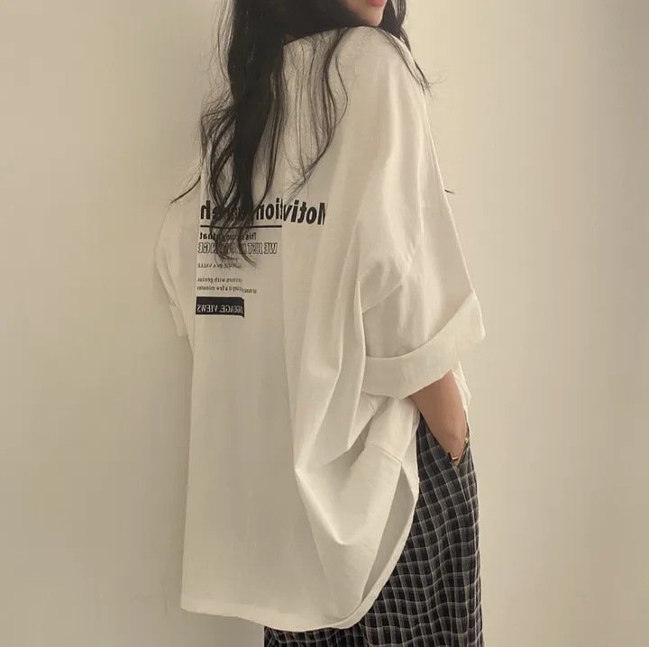 レディース Tシャツ 半袖 ゆったり コットン 綿 春夏 カジュアル 春 夏 ラウンドネック シャツ