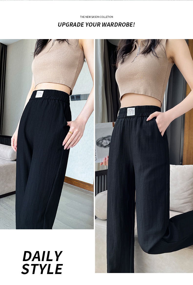 レディース パンツ スリム 春夏 カジュアル きれいめ 通勤 春 夏 ストレートパンツ 上品 ロング ストレート ロングパンツ 薄手 ハイウエスト ポリエステル