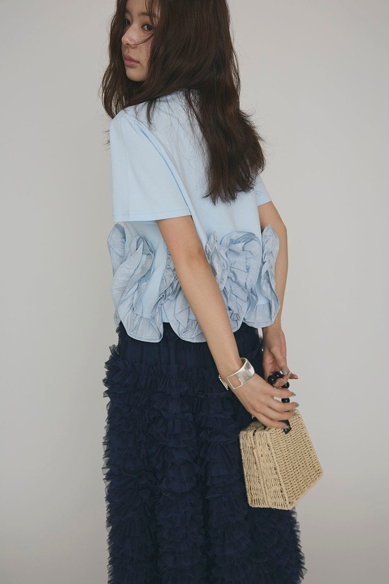 レディース トップス Tシャツ 半袖 無地 コットン 綿 春夏 春 夏 フラワー レース シンプル 刺繍 シャツ