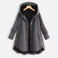 レディース コート 長袖 無地 ゆったり コットン 綿 体型カバー シンプル 上品 アシンメトリー 切り替えデザイン