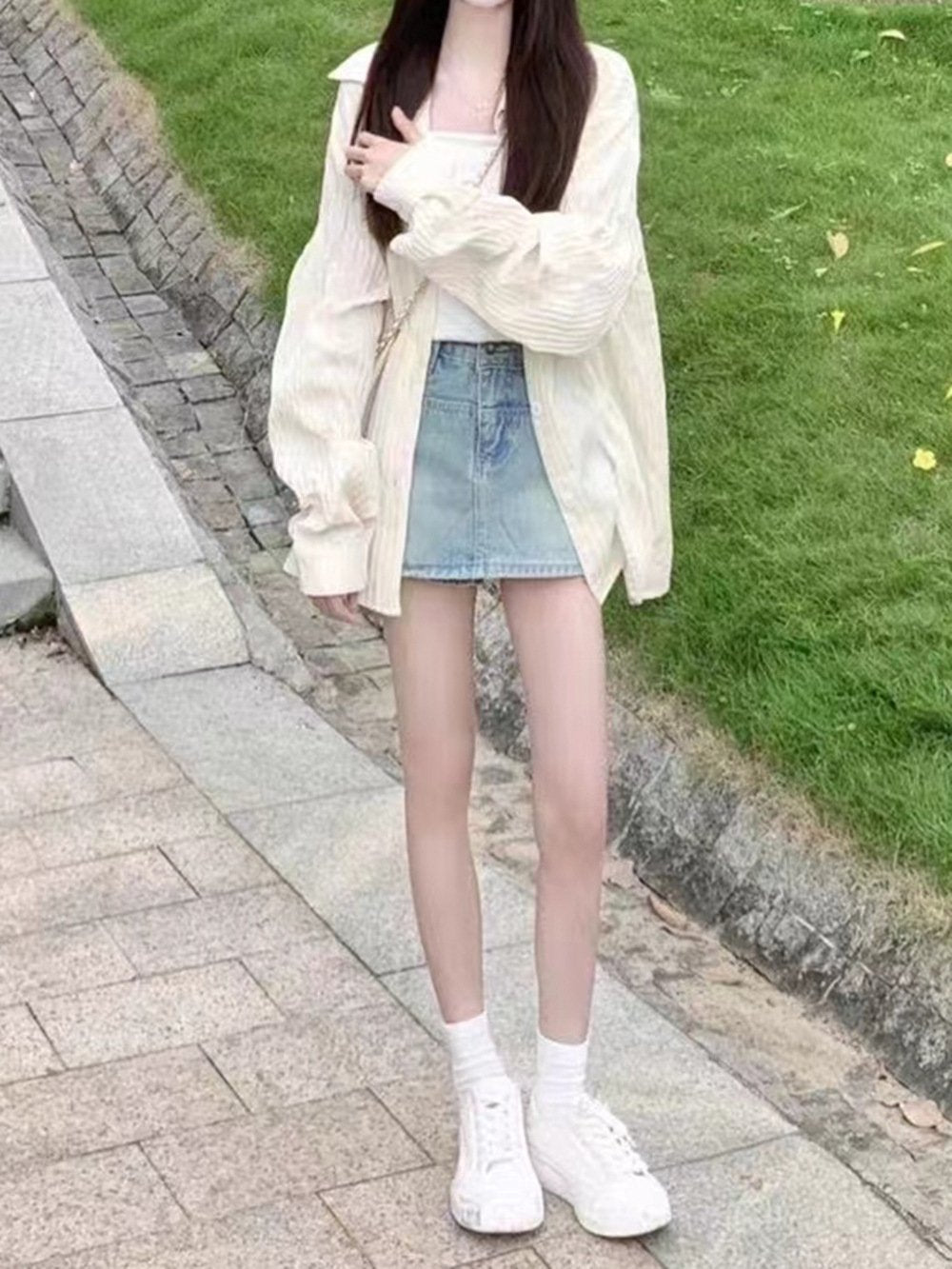 シャツ ジャケット 長袖 無地 ゆったり 春夏 カジュアル 前開き 春 夏 シンプル 切り替えデザイン ポリエステル