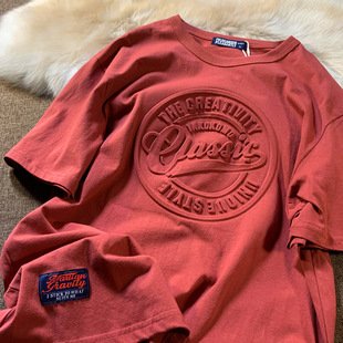 レディース Tシャツ 半袖 プリント ゆったり コットン 綿 カジュアル レトロ 体型カバー 大きいサイズ 男女兼用 ラウンドネック シャツ