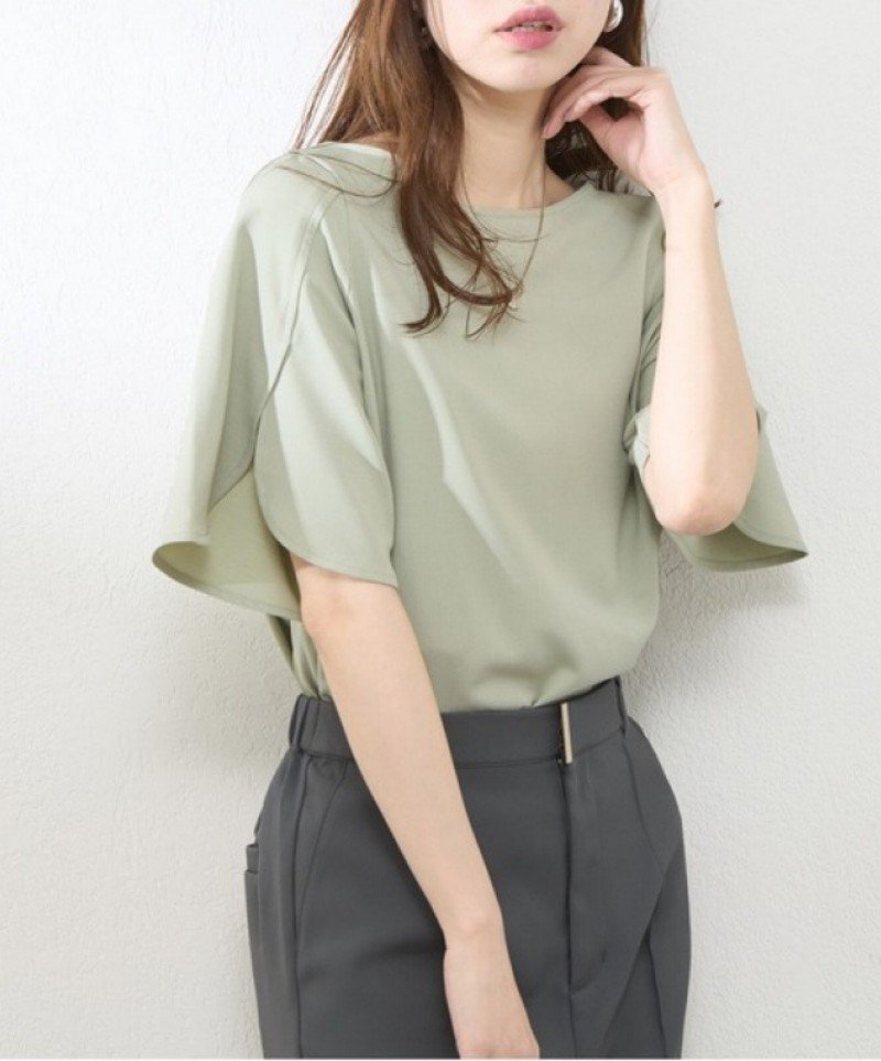 レディース ブラウス シャツ 無地 ゆったり 春夏 きれいめ 通勤 オフィス 体型カバー 前開き 春 夏 ラウンドネック レース シンプル シフォン レギュラー