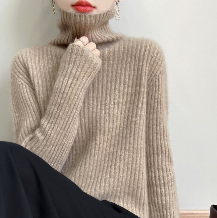 レディース トップス ニット セーター 長袖 ハイネック タートルネック リブニット かわいい 大人可愛い きれいめ シンプル 上品 おしゃれ レトロ こなれ感 ガーリー 抜け感 ラブリー キュート ベーシック アクティブ ナチュラル シック 無地 秋 冬 デート お出かけ 女子会 休日 カフェ ランチ 重ね着 楽ちん 暖かい 防寒 普段使い 着回し レイヤード 定番 M L XL 2XL 小さいサイズ 大きいサイズ 白 ホワイト 黒 ブラック 紫 グレー オフホワイト ベージュ レッド パープル 赤