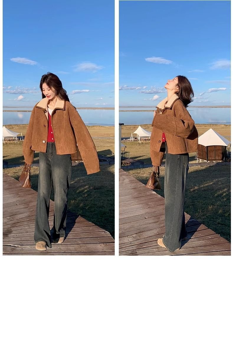 コート 長袖 春夏 カジュアル 春 夏 膝丈 ファー フェイクファー