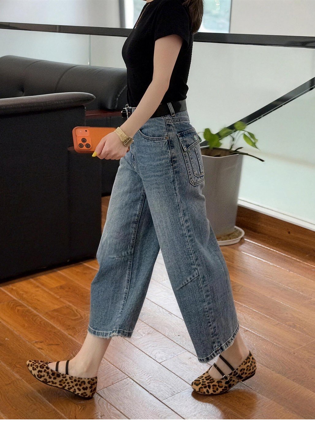 レディース パンツ ゆったり ワイド デニム 春夏 カジュアル アメリカン きれいめ 春 夏 上品 レトロ 薄手 美脚 デニムパンツ ハイウエスト タイ