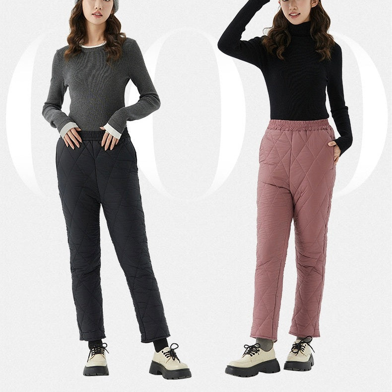 レディース パンツ ボトムス テーパードパンツ ロングパンツ アンクル丈 クロップド丈 ストリート ウエストゴム アメカジ フリース 厚手 裏起毛 綿 コットン おしゃれ かっこいい レトロ ベーシック アメリカン カントリー アクティブ ナチュラル ワイルド チェック 菱形 秋 冬 アウトドア キャンプ 旅行 楽ちん 暖かい 防寒 体型カバー 美脚 脚長 トレンド 流行 定番 M L XL 2XL 3XL 4XL 小さいサイズ 大きいサイズ ビッグ ゆったり ゆる 黒 ブラック グレー ベージュ ピンク