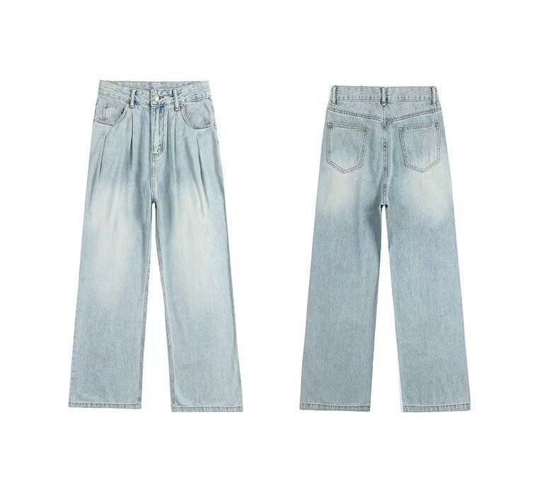 レディース パンツ ボトムス デニム  Gパン ストレートパンツ ロングパンツ デニムパンツ ロング ストリート ポケット ハイウエスト アメカジ タック ブルーデニム かわいい 大人可愛い きれいめ シンプル カジュアル 上品 おしゃれ こなれ感 ボーイッシュ メンズライク 抜け感 ベーシック アメリカン 無地 春 夏 秋 学生 学校 通学 お出かけ 休日 高原 ガーデン ショッピング カフェ 脚長 普段使い 着回し 定番 XS S M L XL 2XL 小さいサイズ 大きいサイズ ゆったり ブルー